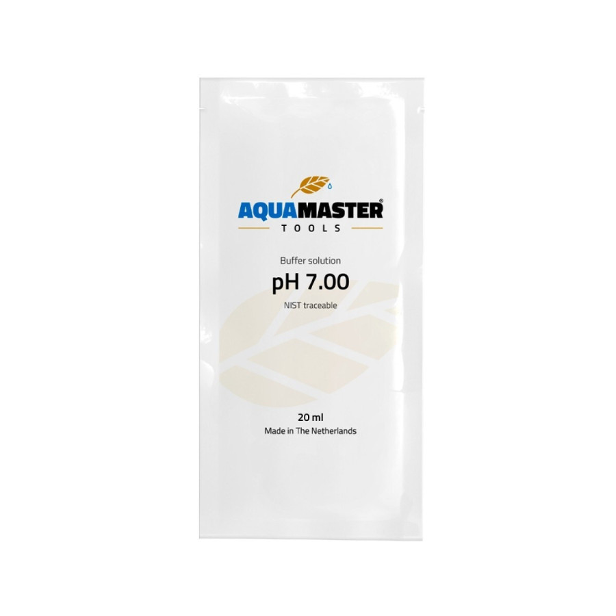 pH 7,00 Aqua Master Tools — Kalibrierlösung — 25 Beutel à 20 ml — Detailansicht