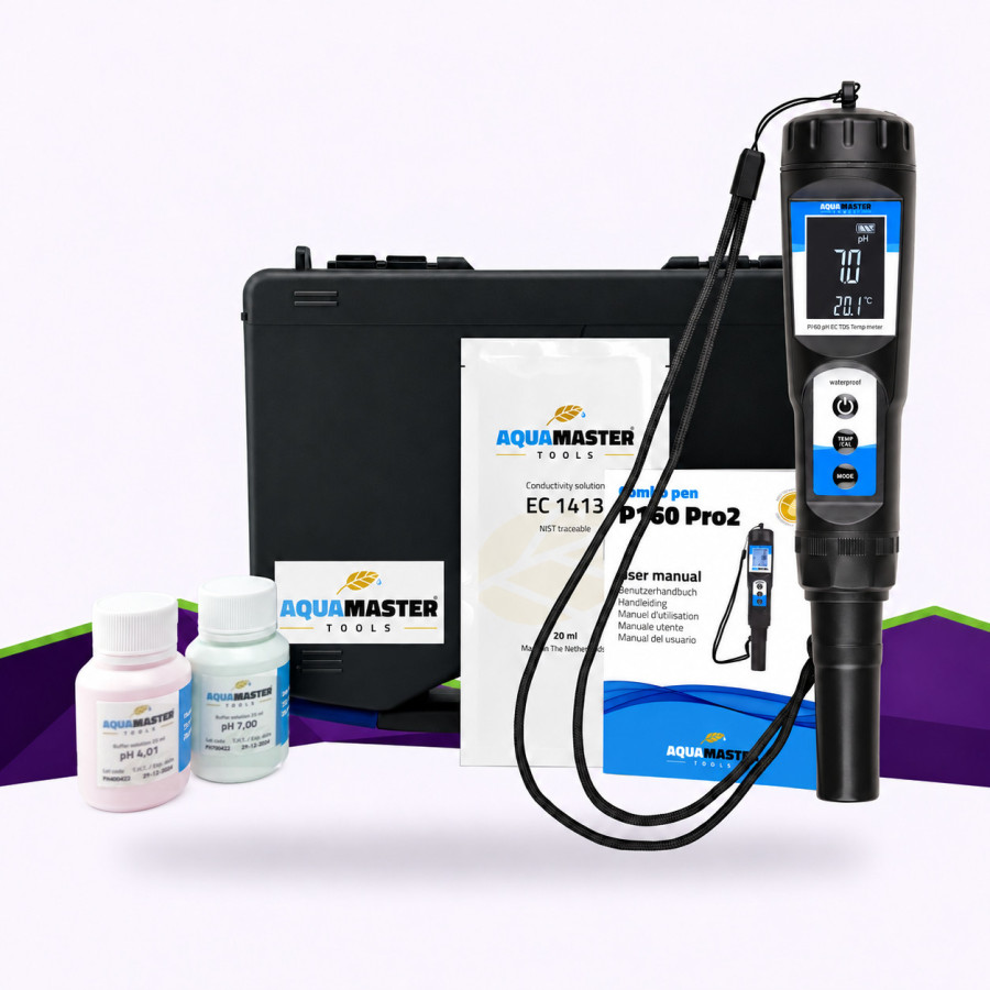Combo Pen P160 Pro2 Aqua Master Tools — Messgerät für pH, EC, TDS, PPM und Temperatur — Hauptansicht