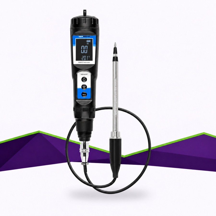 E300 Pro2 Aqua Master Tools — Messgerät für EC und Temperatur für Substrate — Hauptansicht