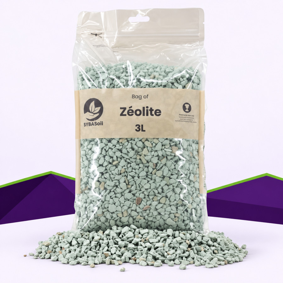 Zeolith SybaSoil — ein Mineral zur Wasser- und Nährstoffspeicherung, 3 L
