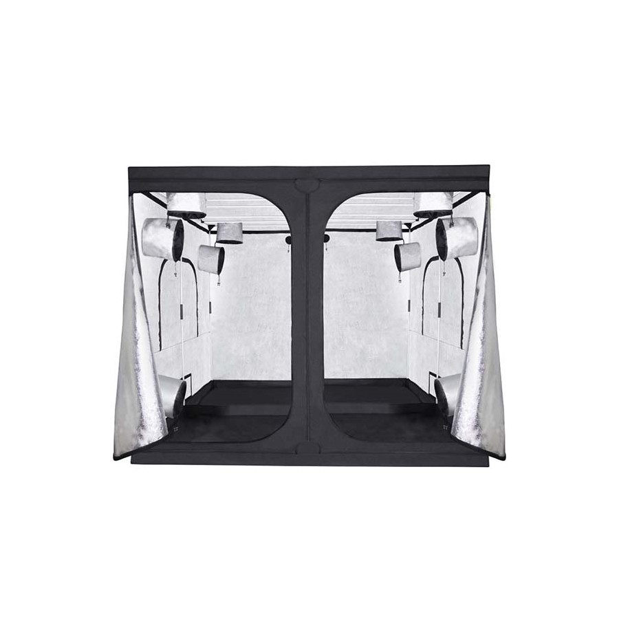 Geöffnete Garden HighPro Probox Basic 240 Growbox, 240 × 240 × 200 cm