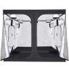Geöffnete Garden HighPro Probox Basic 240 Growbox, 240 × 240 × 200 cm