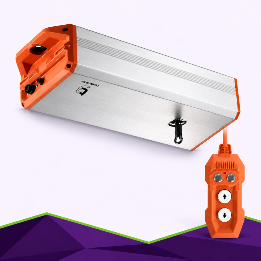 ThinkGrow Hebeset — motorisierter Lifter und Kabelfernbedienung