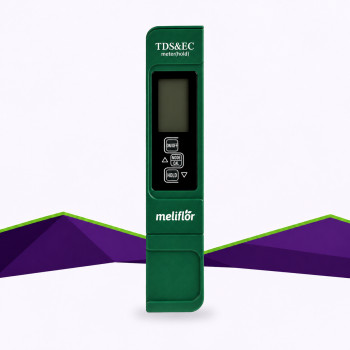 Meliflor 3-in-1 Messger&auml;t f&uuml;r EC, TDS und Temperatur — Meliflor