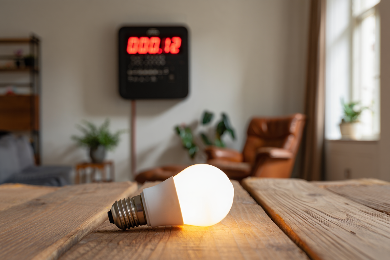 Licht eine Woche lang an: Risiken und LED-Stromverbrauch