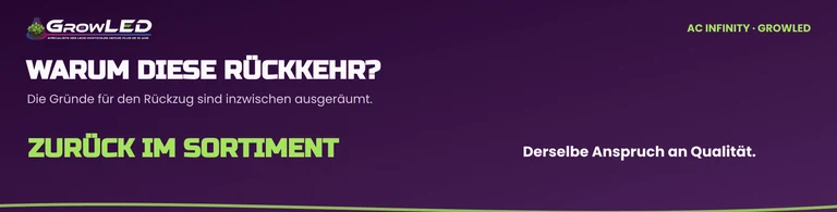 AC Infinity kehrt nach Klärung der Gründe für den Rückzug ins Sortiment zurück.
