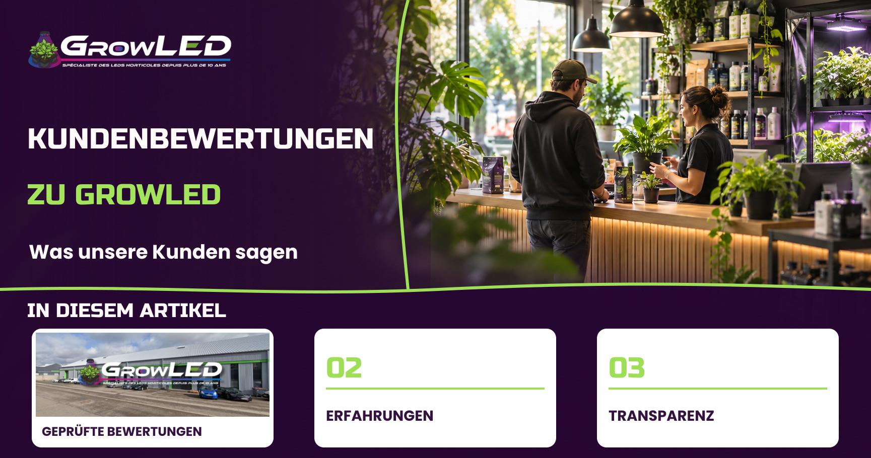 GrowLED Bewertungen: Was halten unsere Kunden wirklich von unseren LED-Pflanzenlampen?