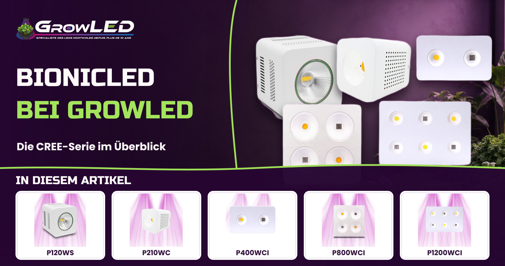 BionicLED – Neu bei GrowLED – CREE-LEDs