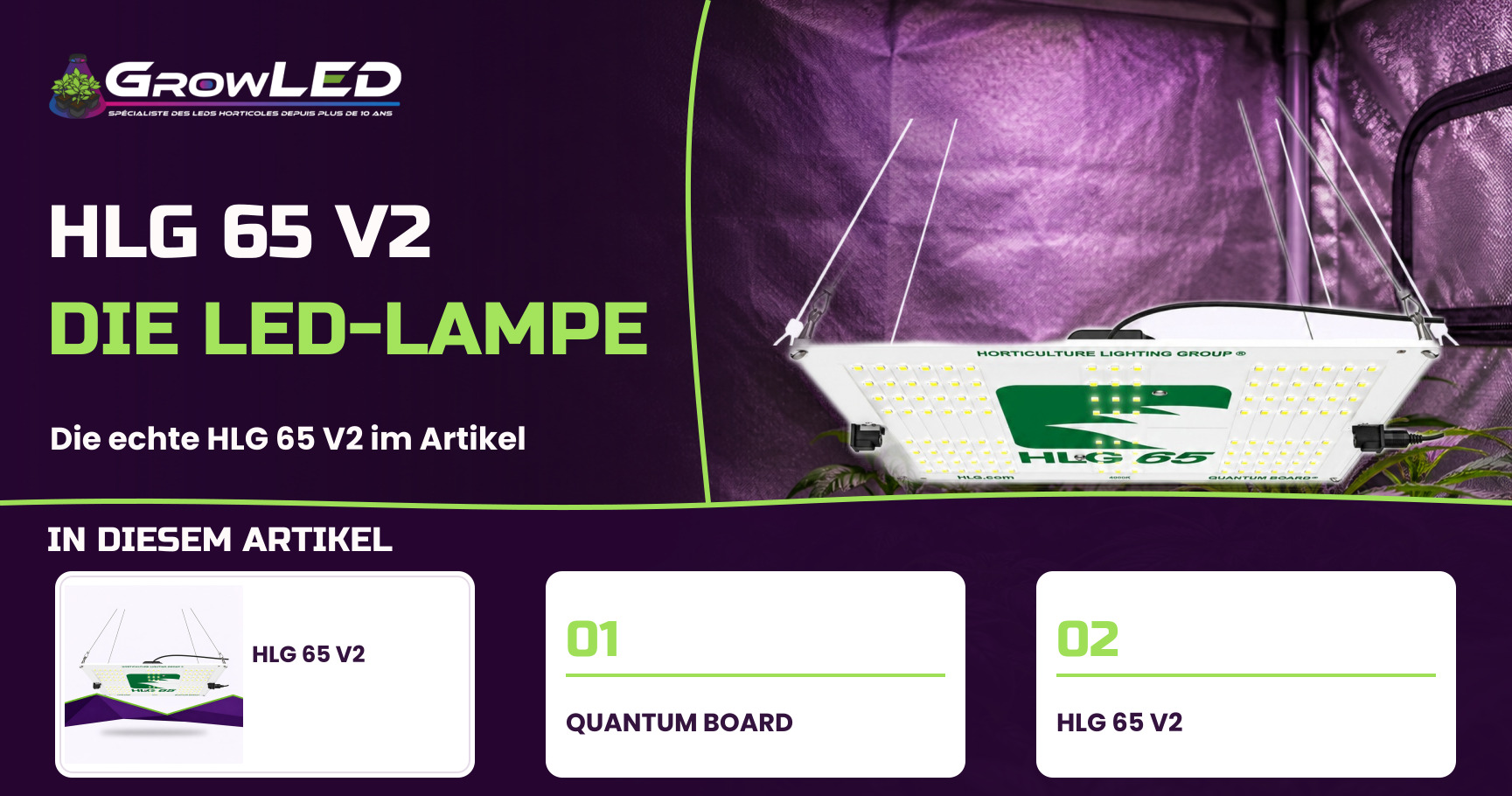HLG 65 V2 – LED-Gartenbaulampe – Horticulture Lighting Group