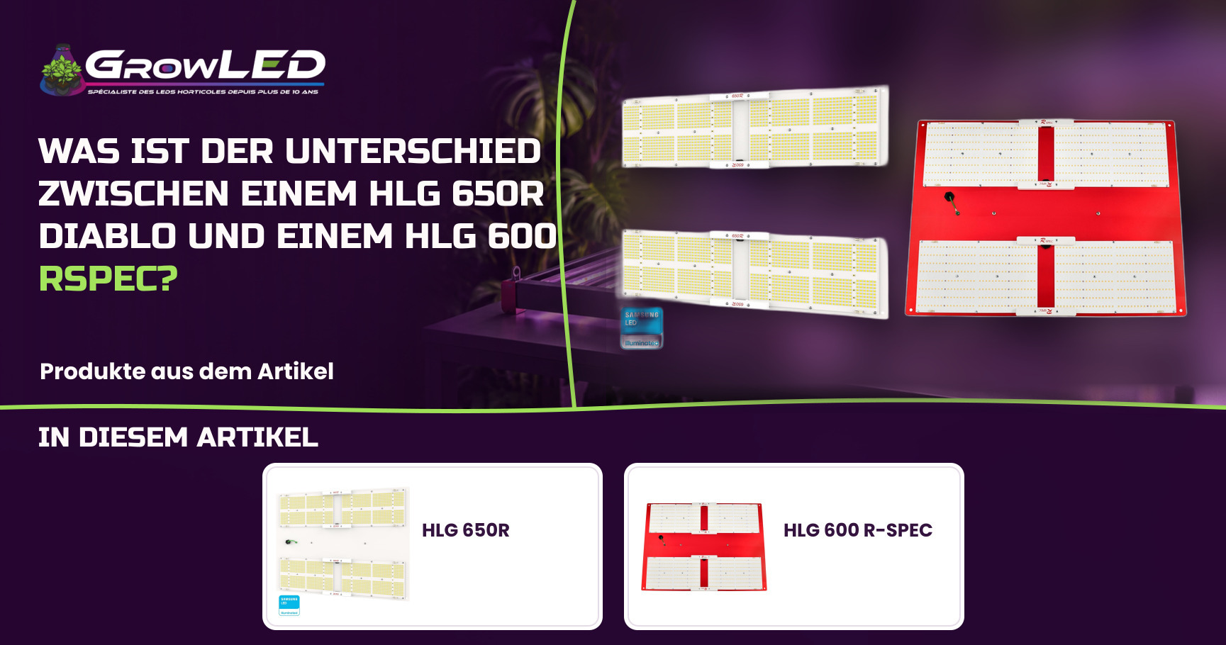 Was ist der Unterschied zwischen einem HLG 650r Diablo und einem HLG 600 Rspec?