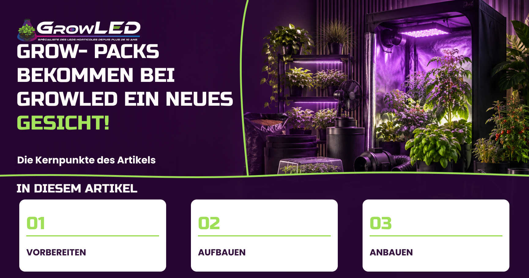 Grow-Packs bekommen bei GrowLED ein neues Gesicht!