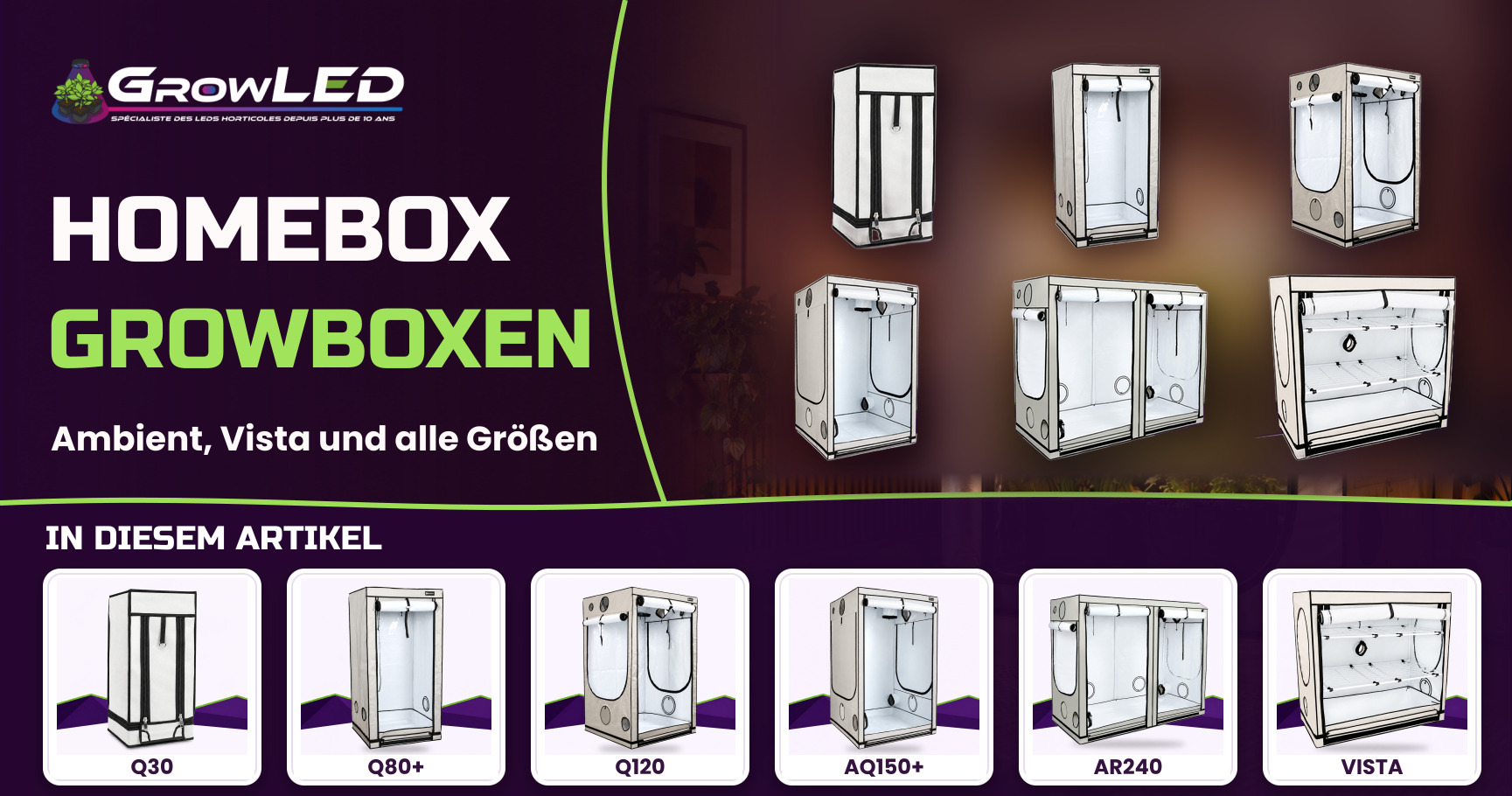 HomeBox : Der ideale Wachstumsraum für Indoor-Gärtner