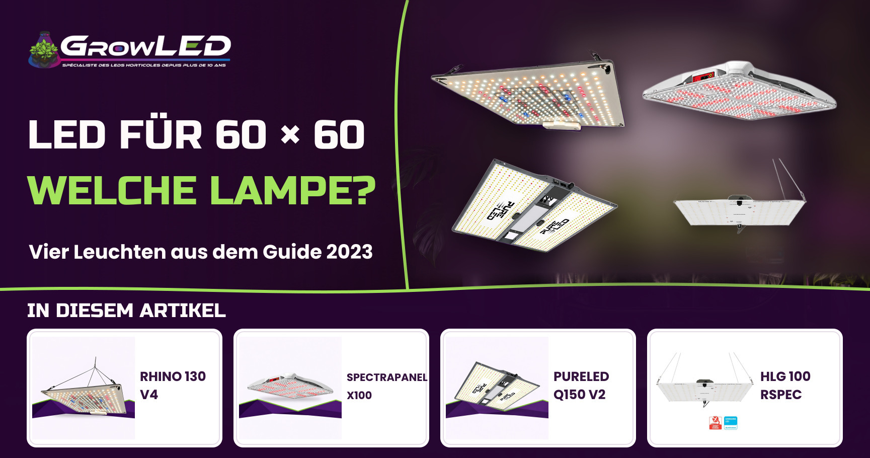 LEITFADEN: So wählen Sie die beste LED-Gartenbeleuchtung für den Anbau auf 60 cm x 60 cm im Jahr 2023 aus
