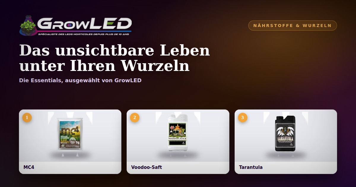 Wurzelstimulatoren und Bodenleben: Mykorrhiza und Mikroorganismen