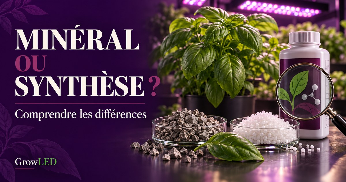 Engrais minéral et engrais de synthèse : quelles différences ?