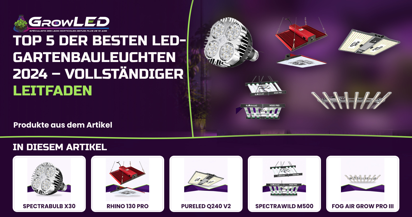 Top 5 der besten LED-Gartenbauleuchten 2024 – Vollständiger Leitfaden