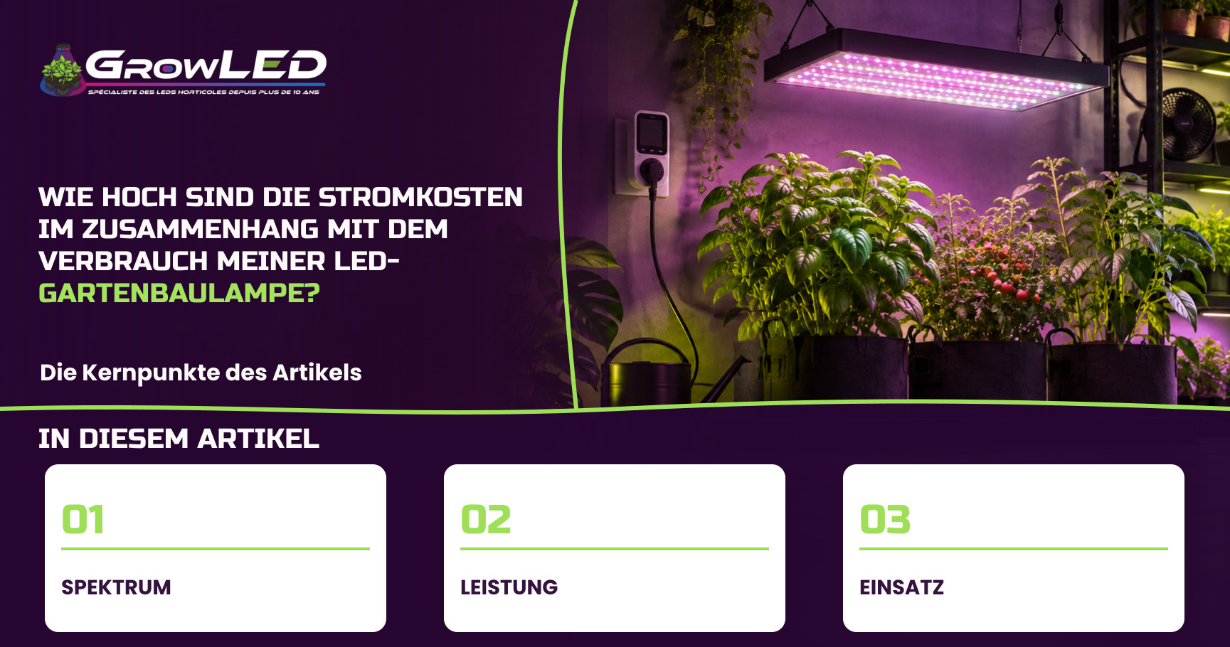 Wie hoch sind die Stromkosten im Zusammenhang mit dem Verbrauch meiner LED-Gartenbaulampe?