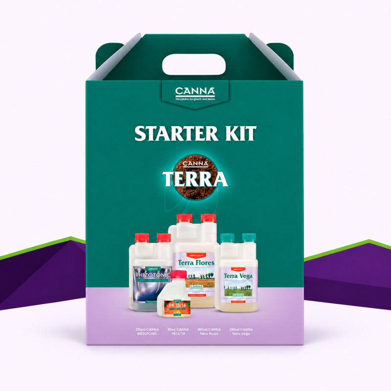 CANNA Terra Starter Kit, Anfängerpaket mit vier Flaschen